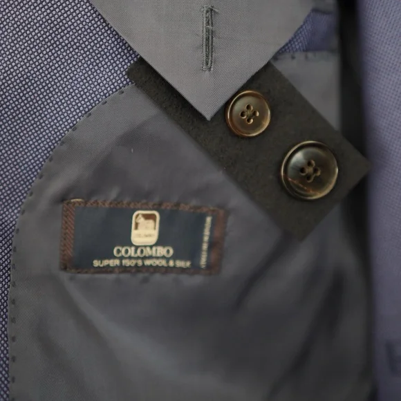 SuitSupply x Jort 3-Piece Blue Wool Suit - Picture 5 of 11